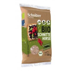 Schnitzer BIO bezglutēna prosas maize, 250g